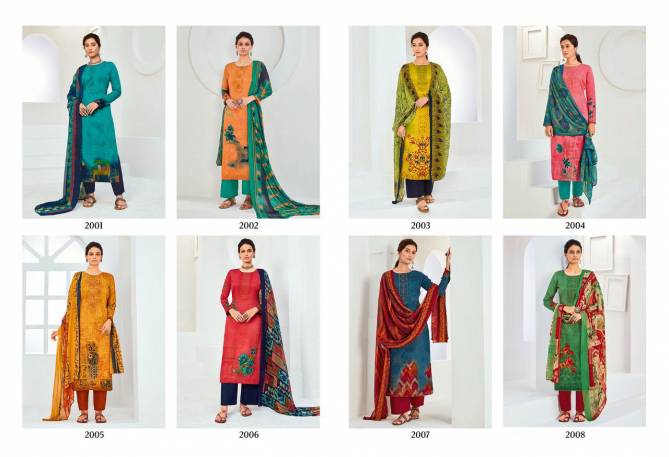 Suryajyoti Zara 2 Satin Cotton Designer Regular Casual Wear Dress Material Collection
